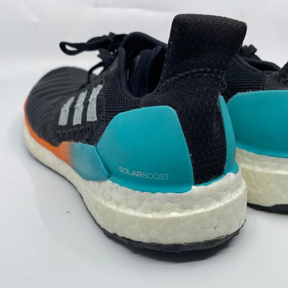 Adidas SOLAR BOOST Black Blue Sneakers Size: US9.5 - Picture 7 of 8